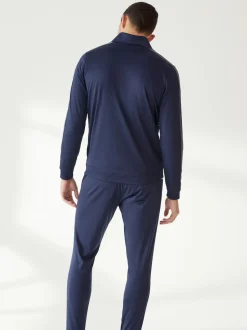 Under Armour Navy/Grey Rival Knit Track Suit