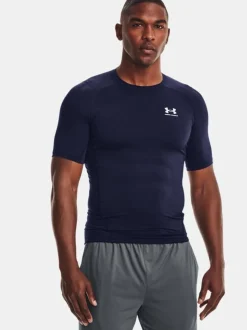 Under Armour Navy/White HeatGear Base Layer T-Shirt