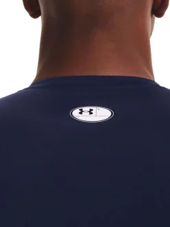 Under Armour Navy/White HeatGear Base Layer T-Shirt