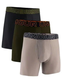 Under Armour Red Tech Solid Briefs 3 Pack