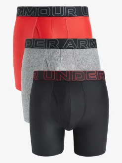 Under Armour Red/Grey Tech Solid Briefs 3 Pack