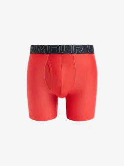 Under Armour Red/Grey Tech Solid Briefs 3 Pack