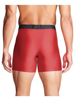 Under Armour Red/Grey Tech Solid Briefs 3 Pack