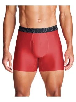 Under Armour Red/Grey Tech Solid Briefs 3 Pack