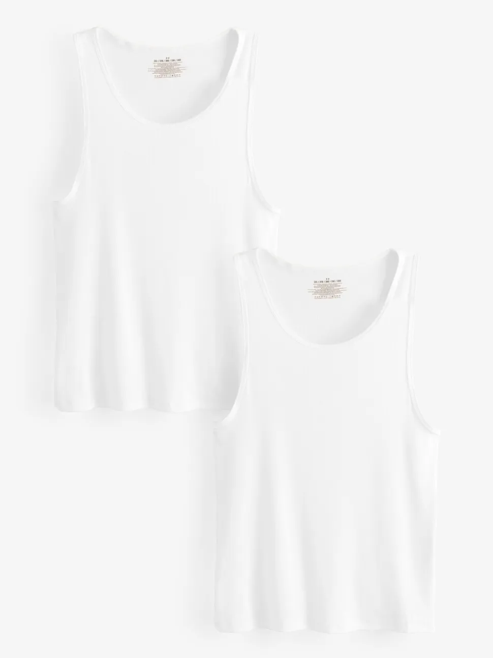 Under Armour White Performance Cotton Under Vests 2 Pack