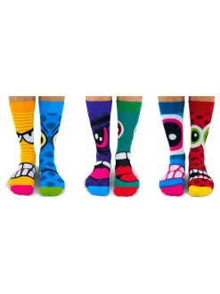United Odd Socks Multi Stress Heads Stress Heads Socks