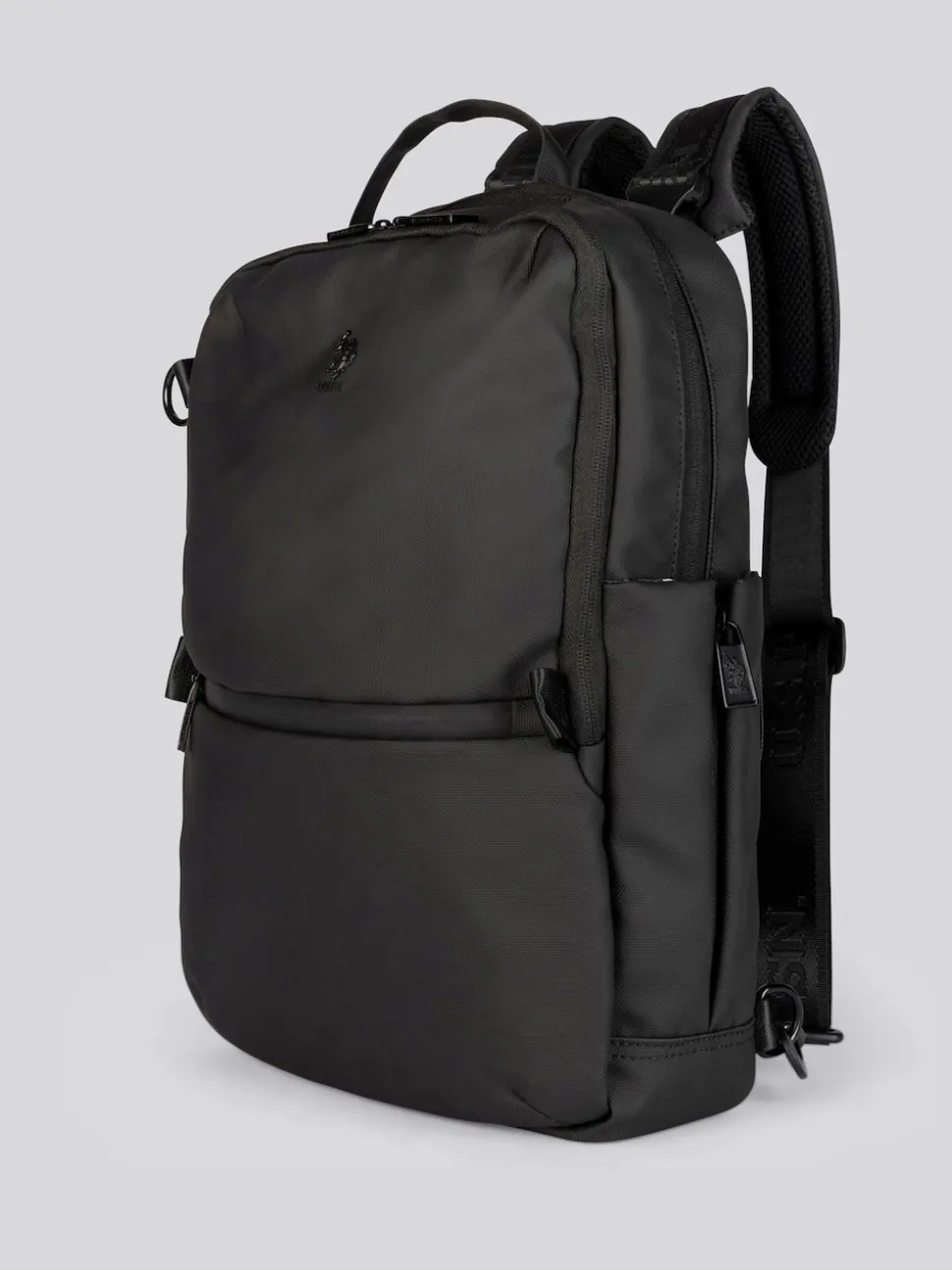 U.S. Polo Assn Black Mens Arrowhead Backpack