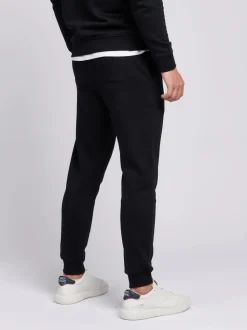 U.S. Polo Assn. Black Mens Classic Fit Double Horsemen Joggers