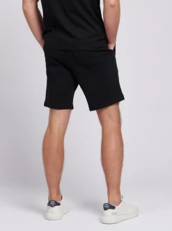 U.S. Polo Assn Black Mens Double Horsemen Sweat 100% Cotton Shorts