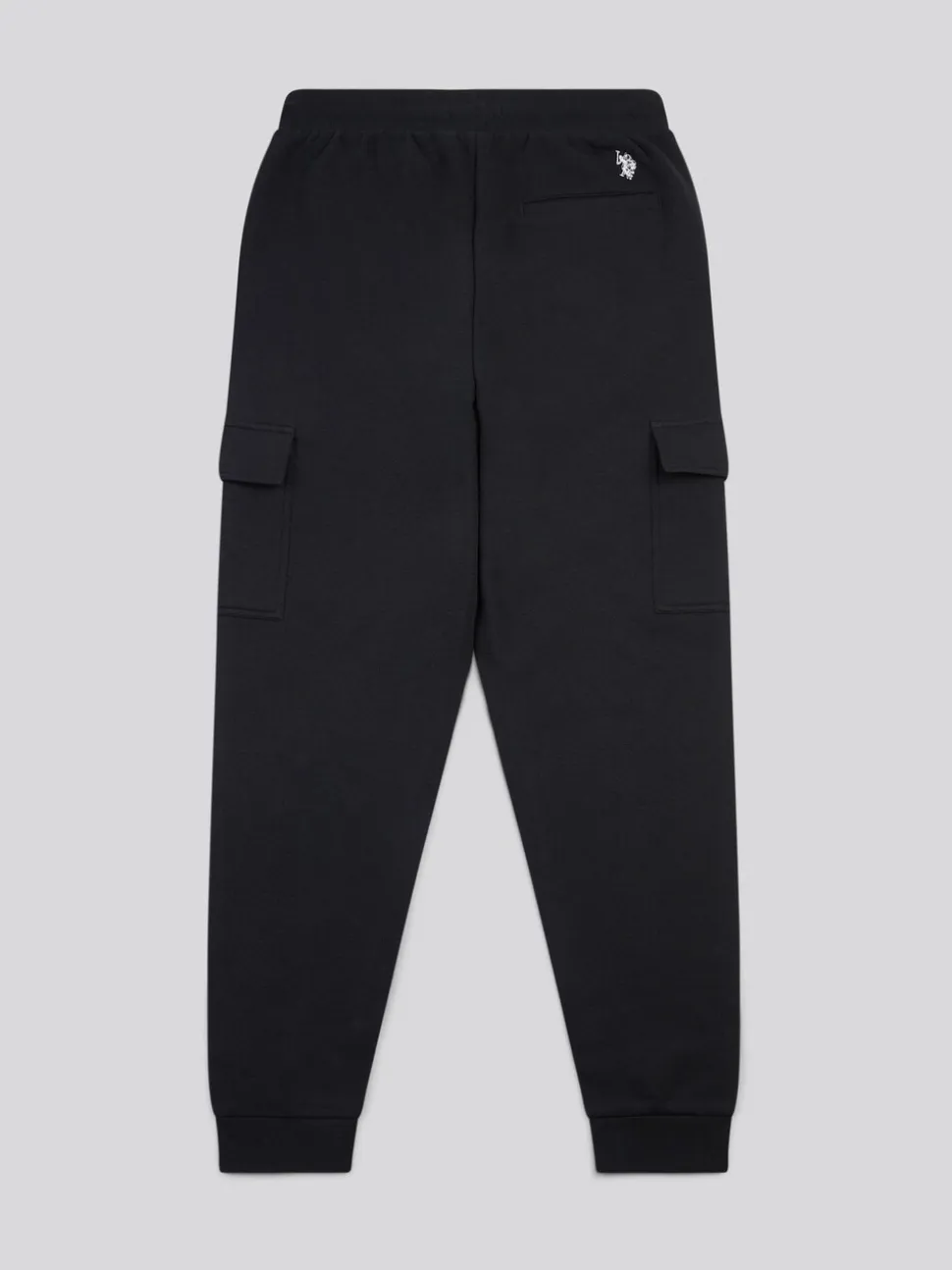 U.S. Polo Assn. Black Mens Double Horsemen Cargo Sweat Joggers