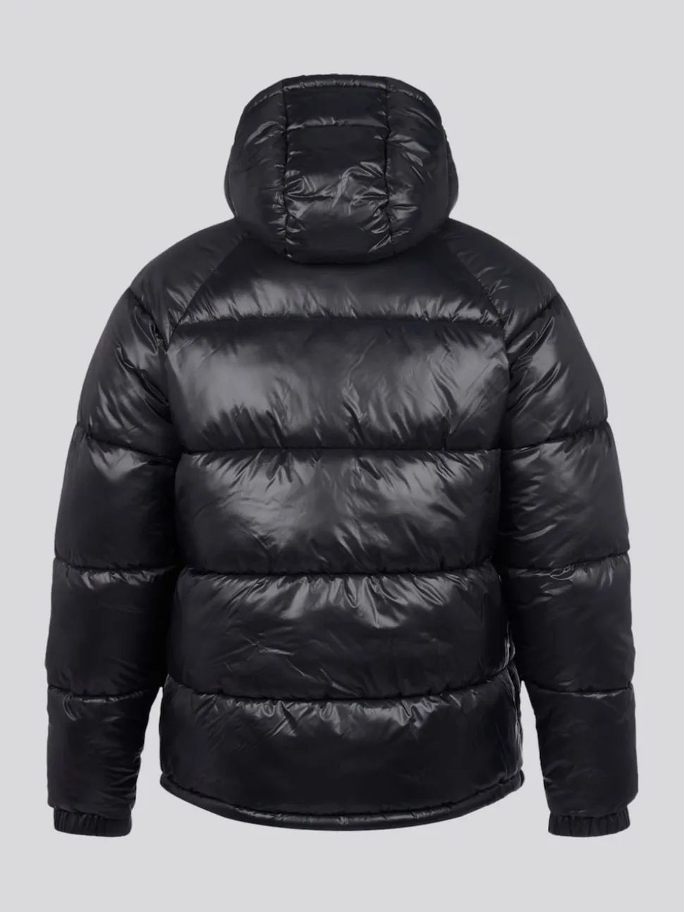 U.S. Polo Assn. Black Mens High Shine Heavyweight Quilted Jacket