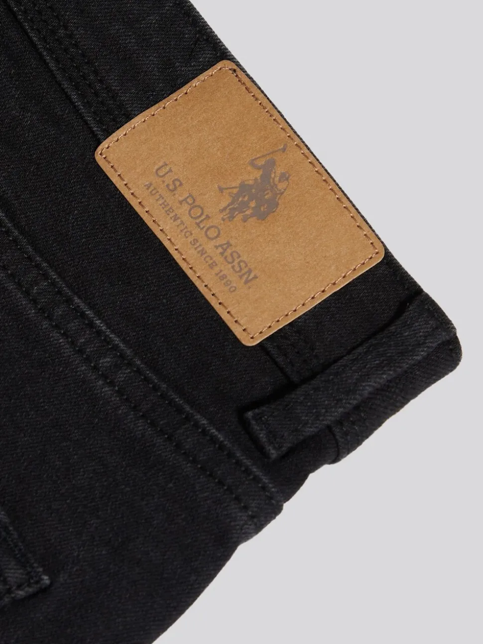 U.S. Polo Assn. Black Straight Fit Jeans