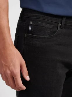 U.S. Polo Assn. Black Straight Fit Jeans