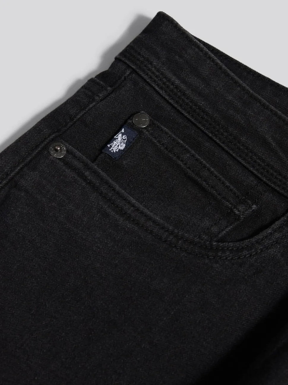 U.S. Polo Assn. Black Straight Fit Jeans