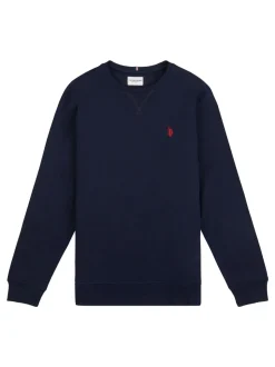 U.S. Polo Assn. Blue Classic Fit Mens Double Horsemen Sweatshirt