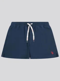 U.S. Polo Assn. Blue Dark Mens Core Swim Shorts