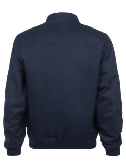 U.S. Polo Assn. Blue Mens 100% Cotton Twill Harrington Jacket