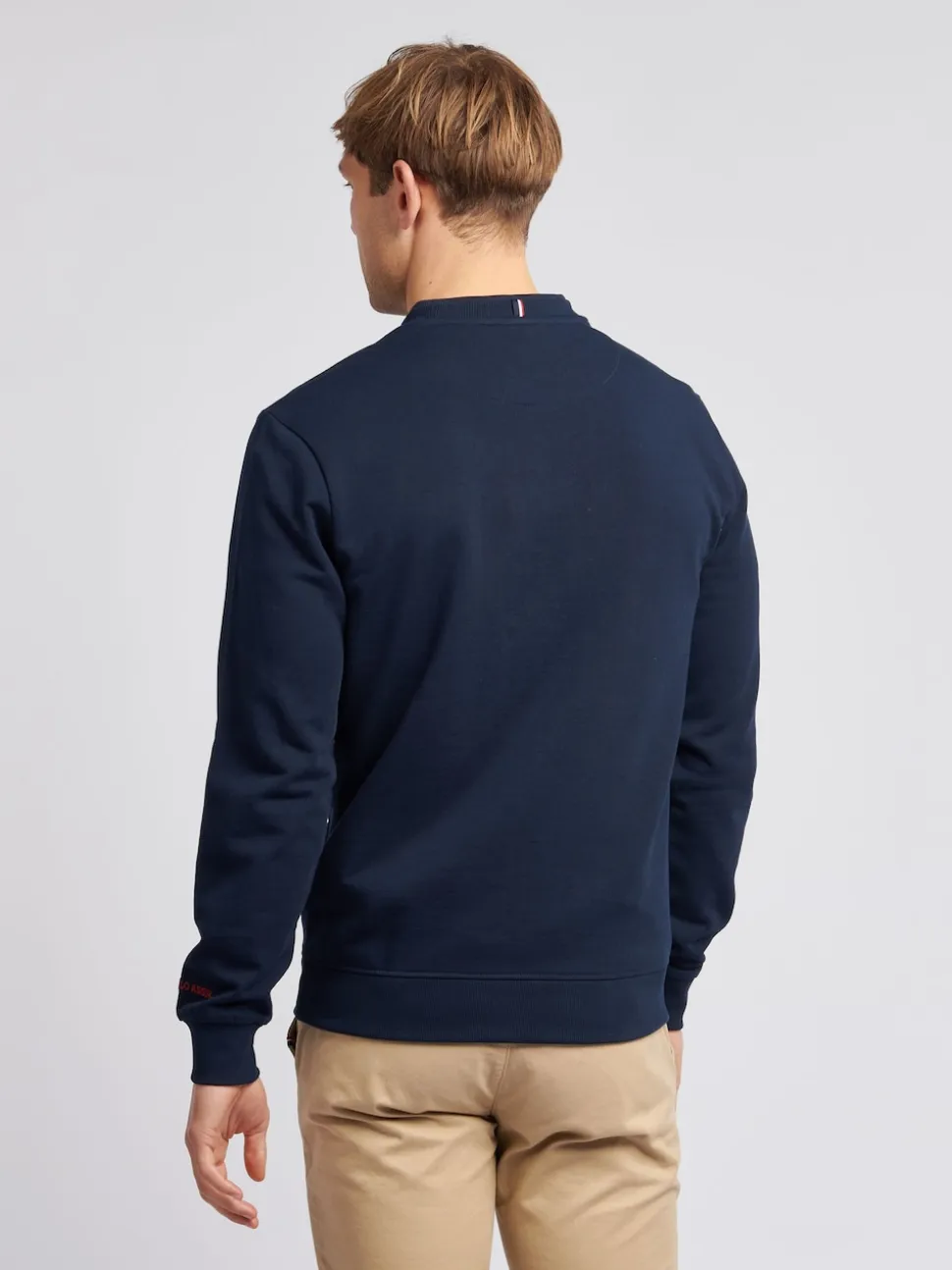 U.S. Polo Assn. Blue Mens Chuck Crew Sweatshirt