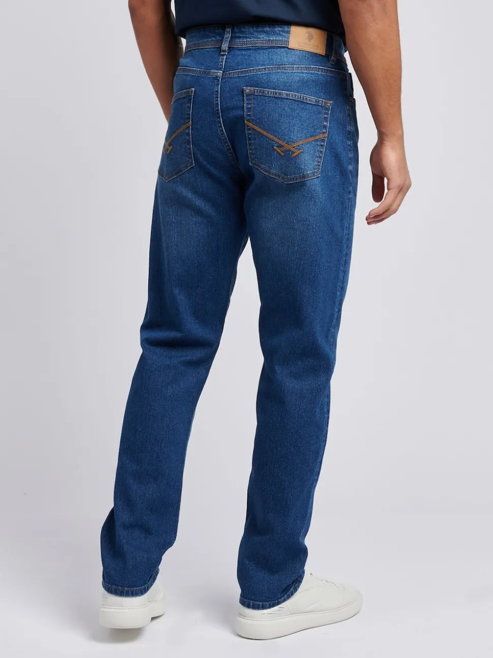 U.S. Polo Assn. Blue Mens Classic Fit Jeans