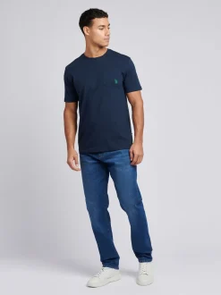 U.S. Polo Assn. Blue Mens Classic Fit Jeans