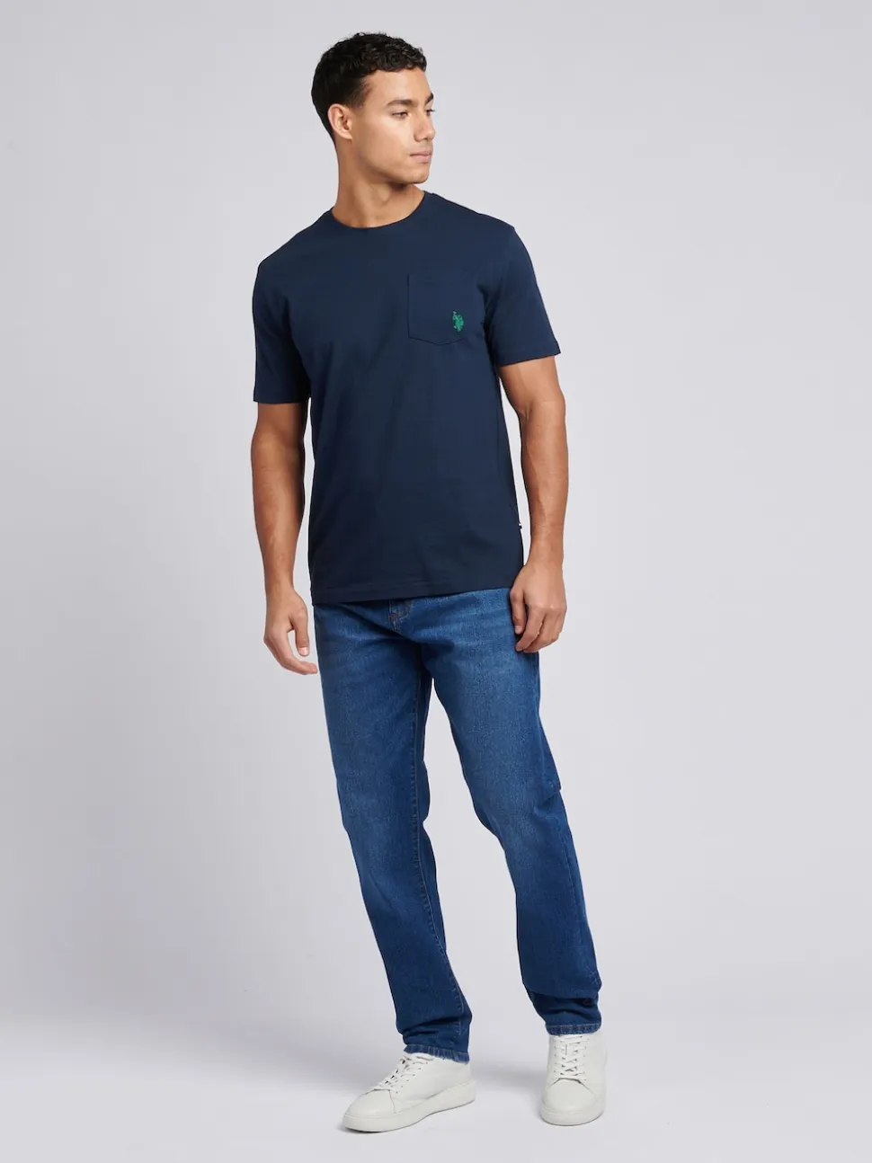 U.S. Polo Assn. Blue Mens Classic Fit Jeans