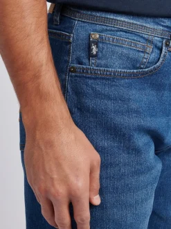 U.S. Polo Assn. Blue Mens Classic Fit Jeans