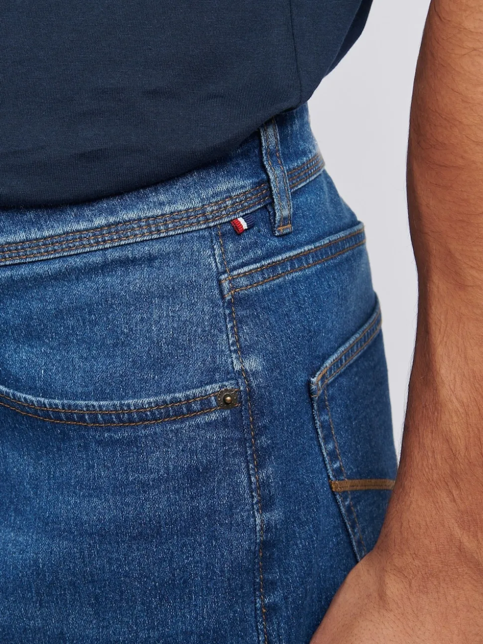 U.S. Polo Assn. Blue Mens Classic Fit Jeans