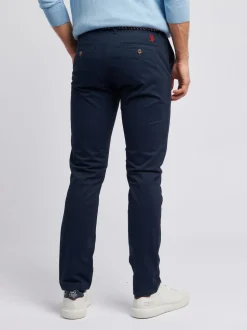 U.S. Polo Assn. Blue Mens Classic Chinos Trousers