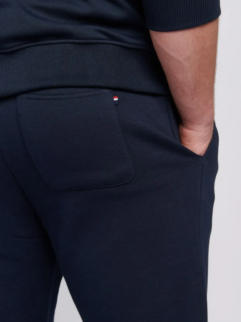 U.S. Polo Assn. Blue Mens Classic Fit Double Horsemen Joggers