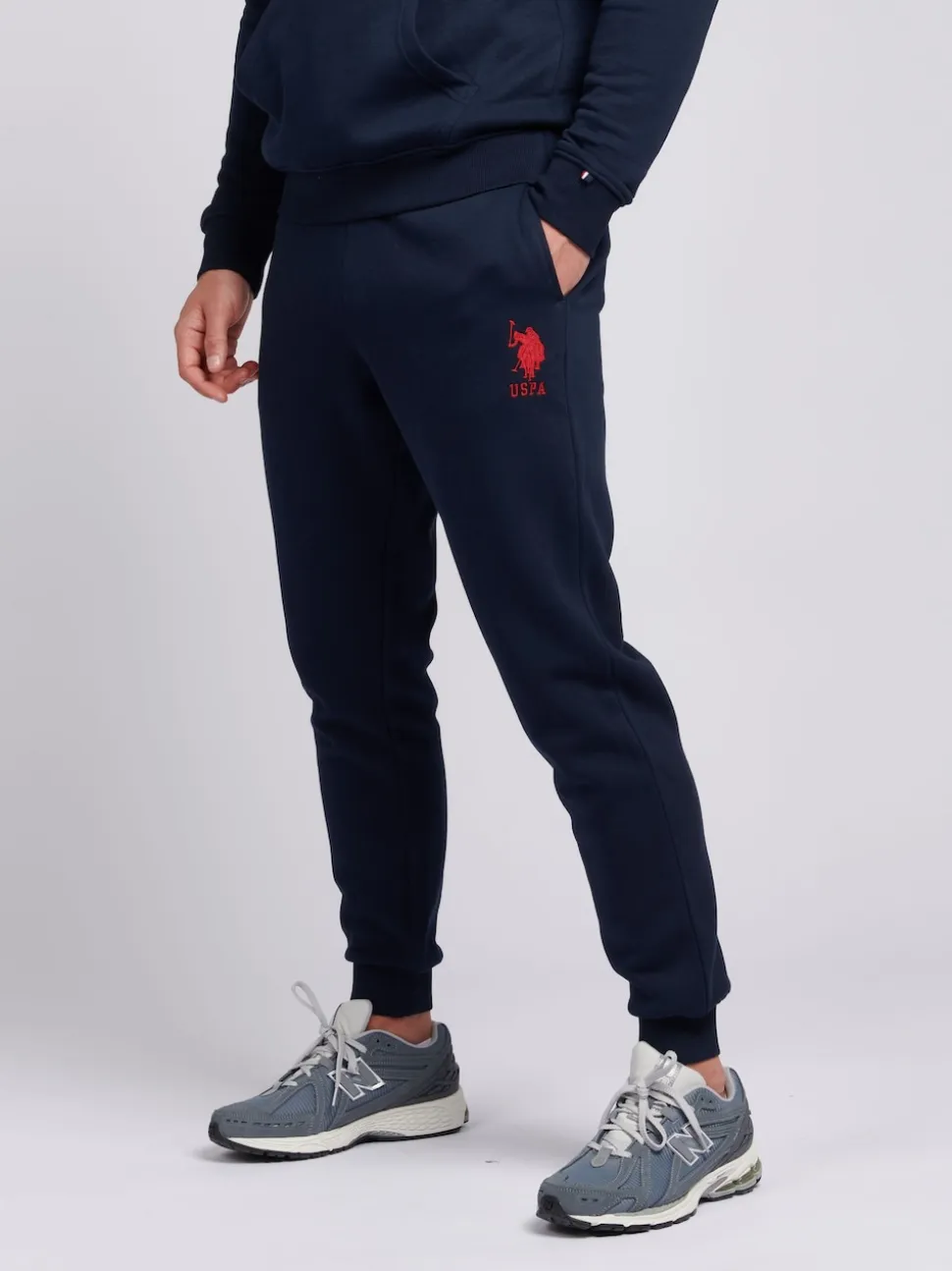 U.S. Polo Assn. Blue Mens Classic Fit Player 3 Joggers