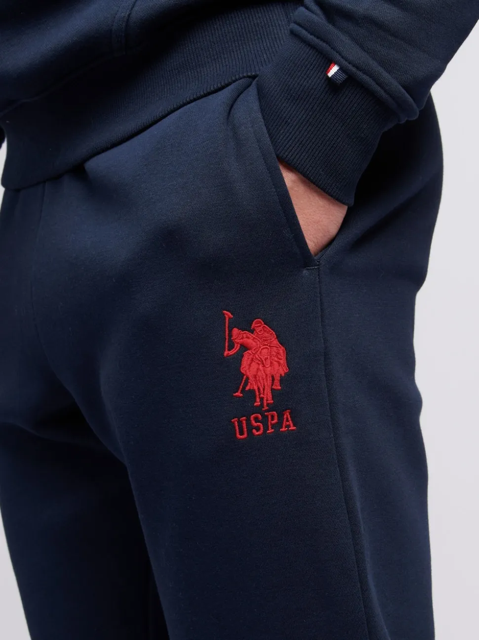 U.S. Polo Assn. Blue Mens Classic Fit Player 3 Joggers