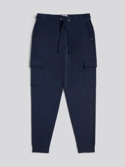 U.S. Polo Assn. Blue Mens Double Horsemen Cargo Sweat Joggers