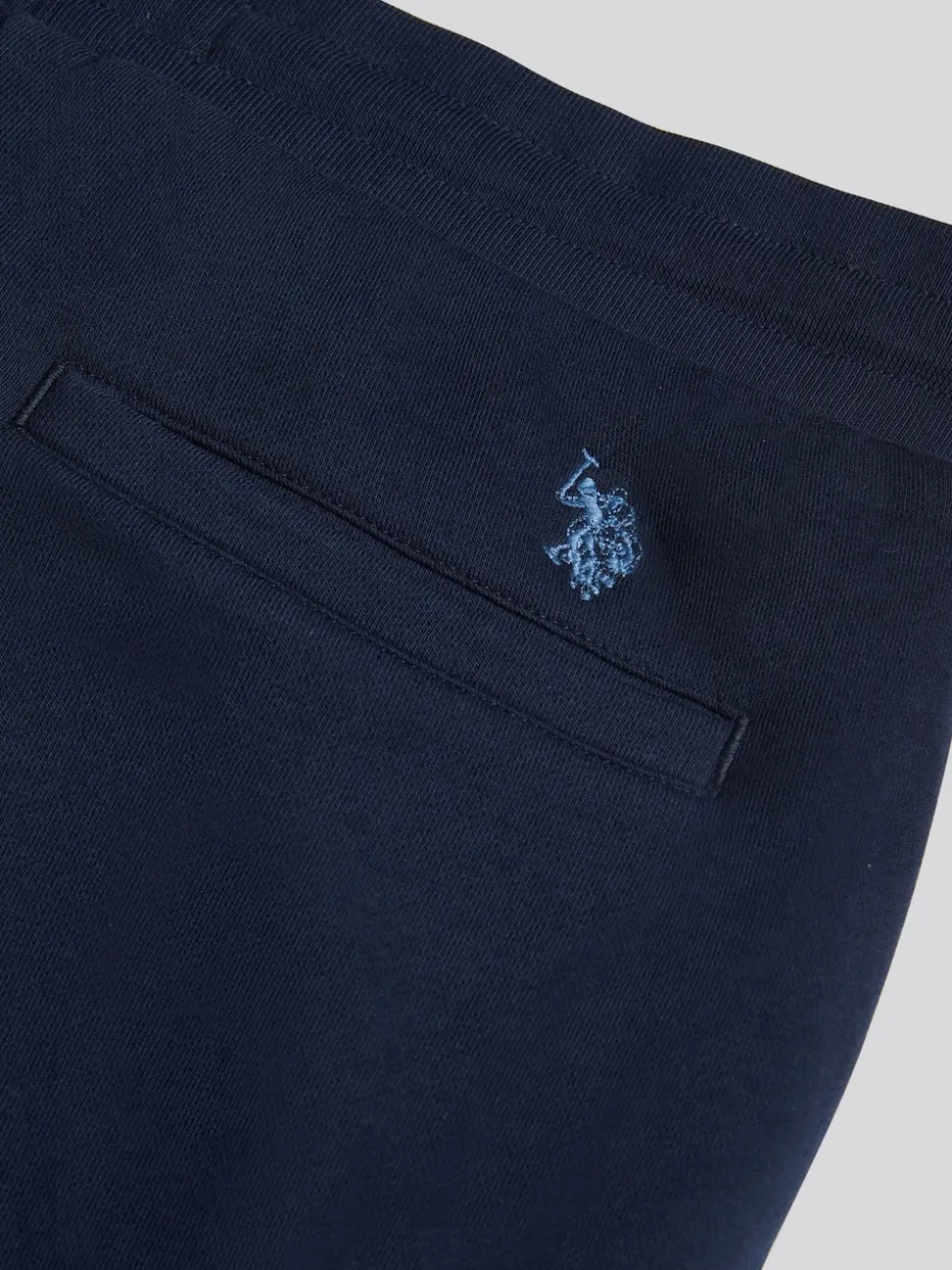 U.S. Polo Assn. Blue Mens Double Horsemen Cargo Sweat Joggers