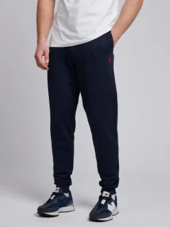 U.S. Polo Assn. Blue Mens Double Horsemen Loopback Joggers