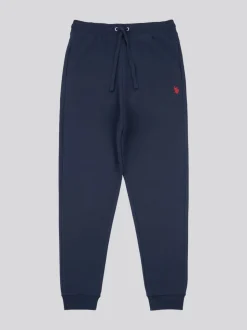 U.S. Polo Assn. Blue Mens Double Horsemen Loopback Joggers