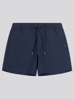 U.S. Polo Assn. Blue Mens Linen Blend Deck Shorts