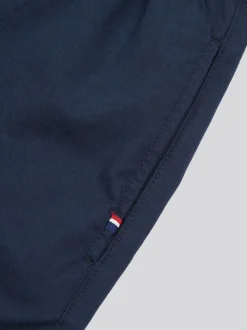 U.S. Polo Assn. Blue Mens Linen Blend Deck Shorts