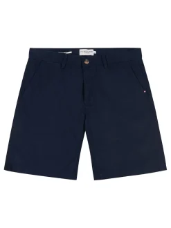 U.S. Polo Assn Blue Mens Linen Blend Chino Shorts