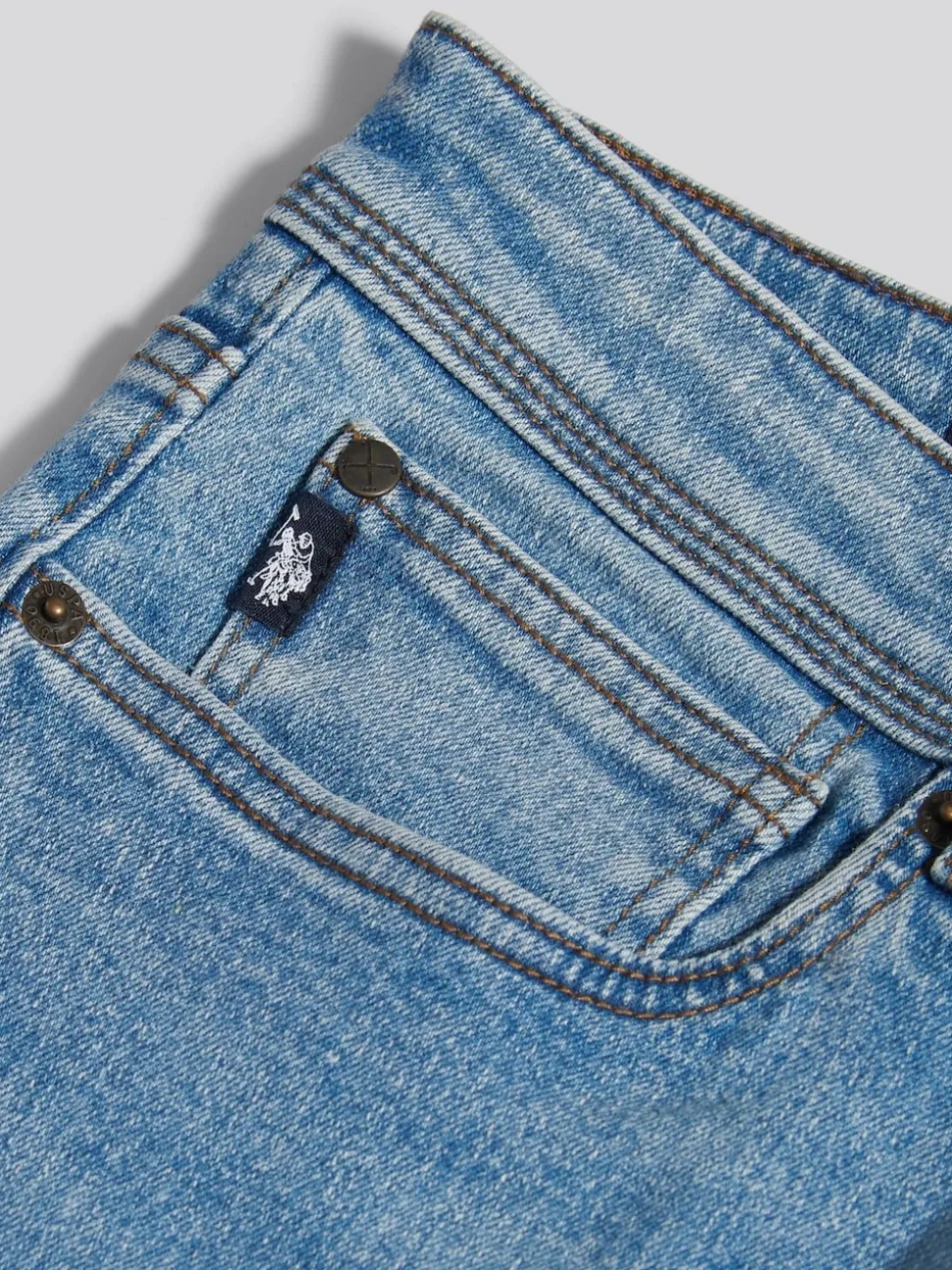 U.S. Polo Assn. Blue Straight Fit Jeans