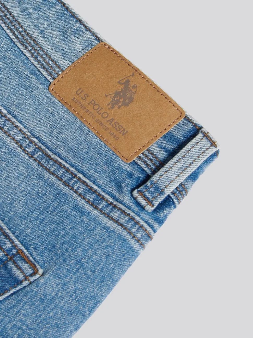 U.S. Polo Assn. Blue Straight Fit Jeans