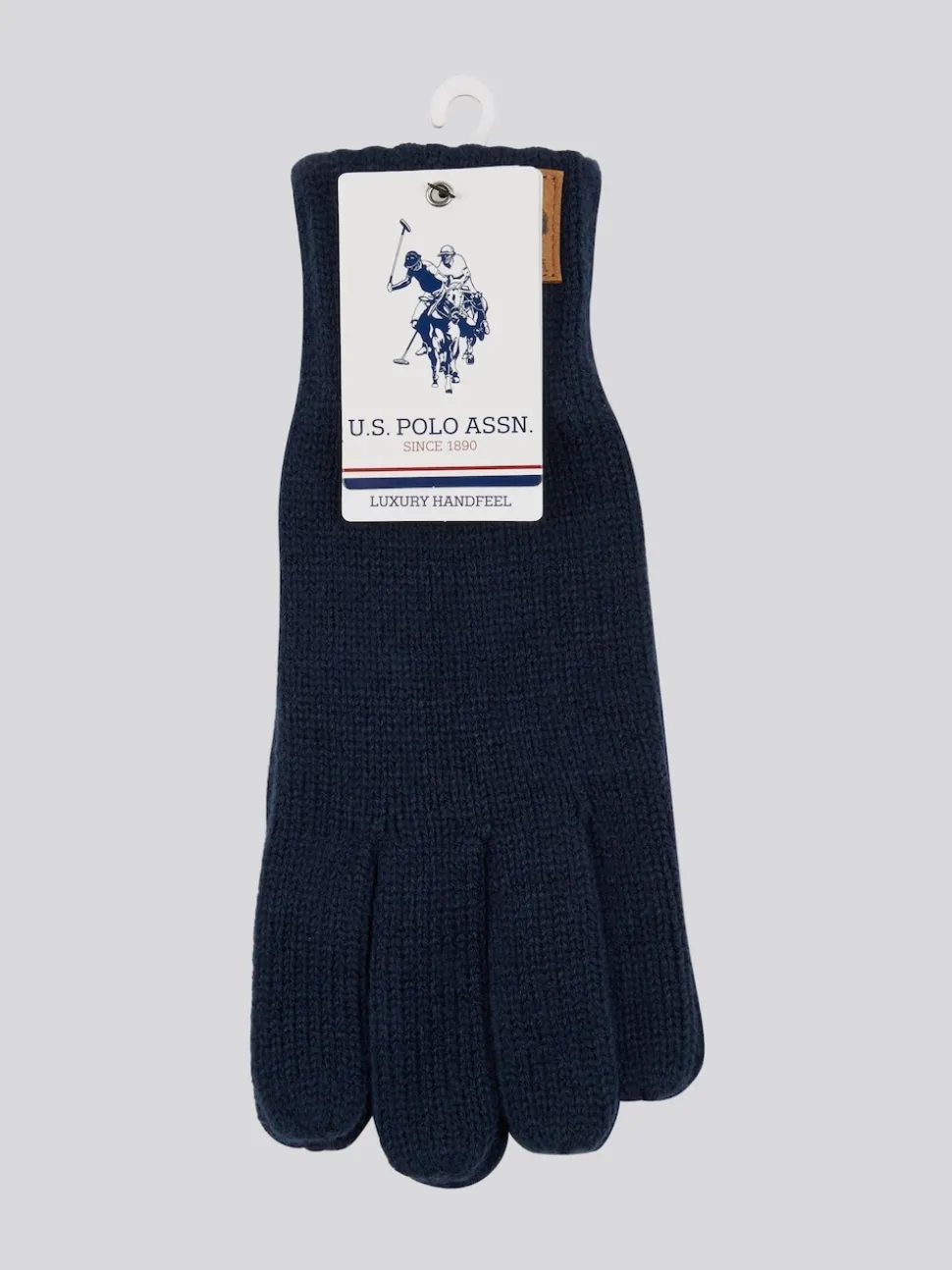 U.S. Polo Assn. Blue Winter Classic Knit Gloves