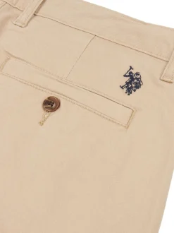 U.S. Polo Assn. Brown Classic Mens Chino Shorts
