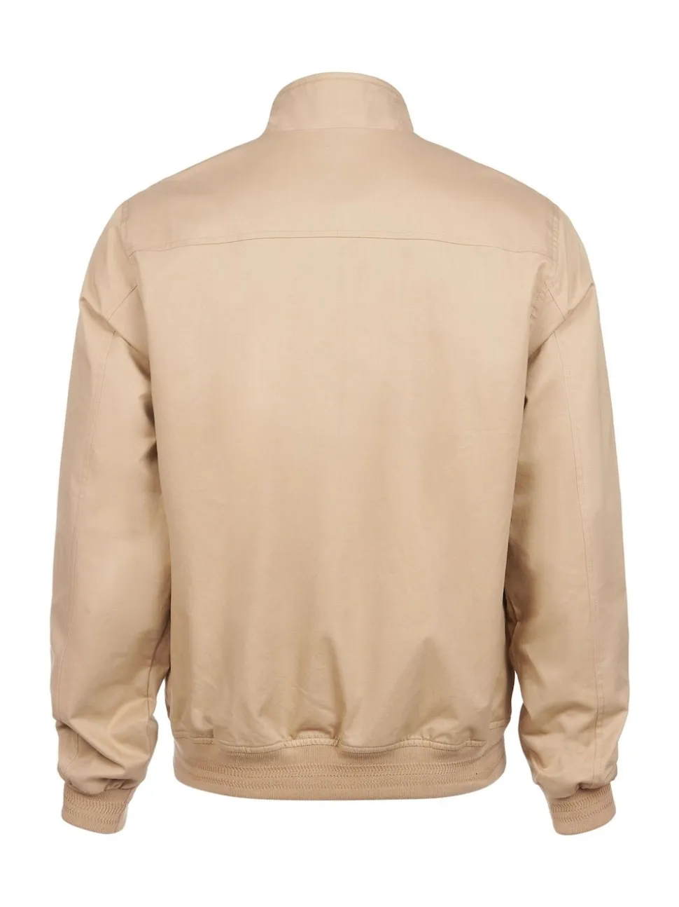 U.S. Polo Assn. Brown Mens 100% Cotton Twill Harrington Jacket