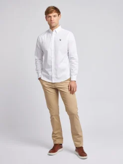 U.S. Polo Assn. Brown Mens Classic Chinos Trousers