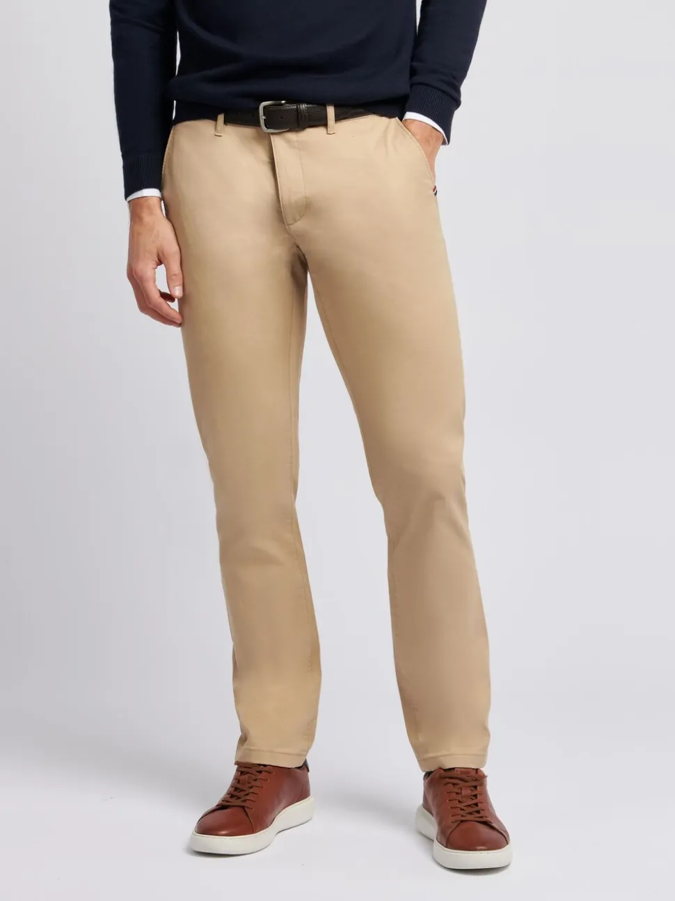 U.S. Polo Assn. Brown Mens Classic Chinos Trousers