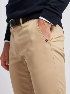 U.S. Polo Assn. Brown Mens Classic Chinos Trousers