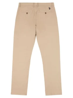 U.S. Polo Assn. Brown Mens Classic Chinos Trousers