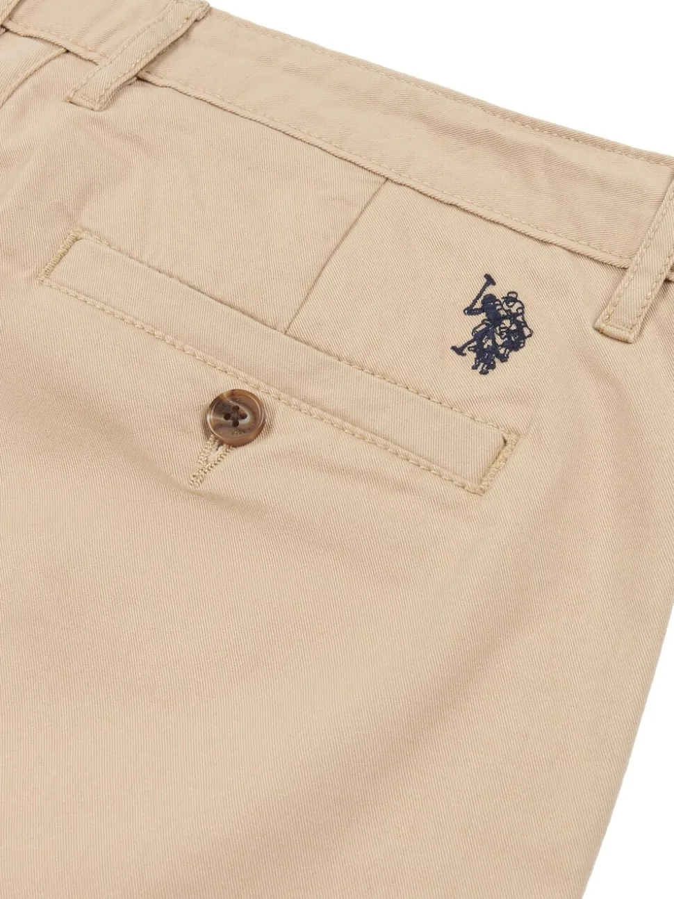 U.S. Polo Assn. Brown Mens Classic Chinos Trousers