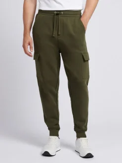 U.S. Polo Assn. Green Mens Double Horsemen Cargo Sweat Joggers