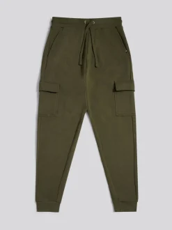 U.S. Polo Assn. Green Mens Double Horsemen Cargo Sweat Joggers
